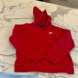 Nike Bright Red Pullover Hoodie